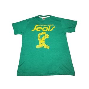 Old School Homage Columbus Golden Seals tee